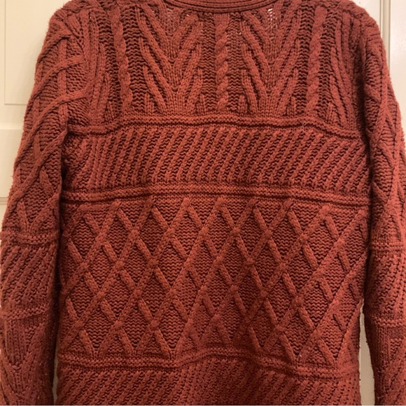 F21 Deep Red Chunky Cardigan!!♥️♥️ - Picture 3 of 7